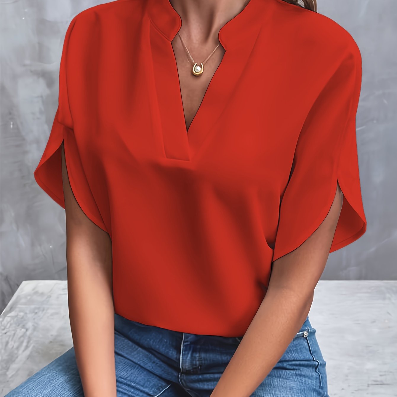 DELANEY™ - Blouse Moderne Élégante