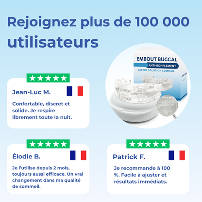 Gouttière anti-ronflement
