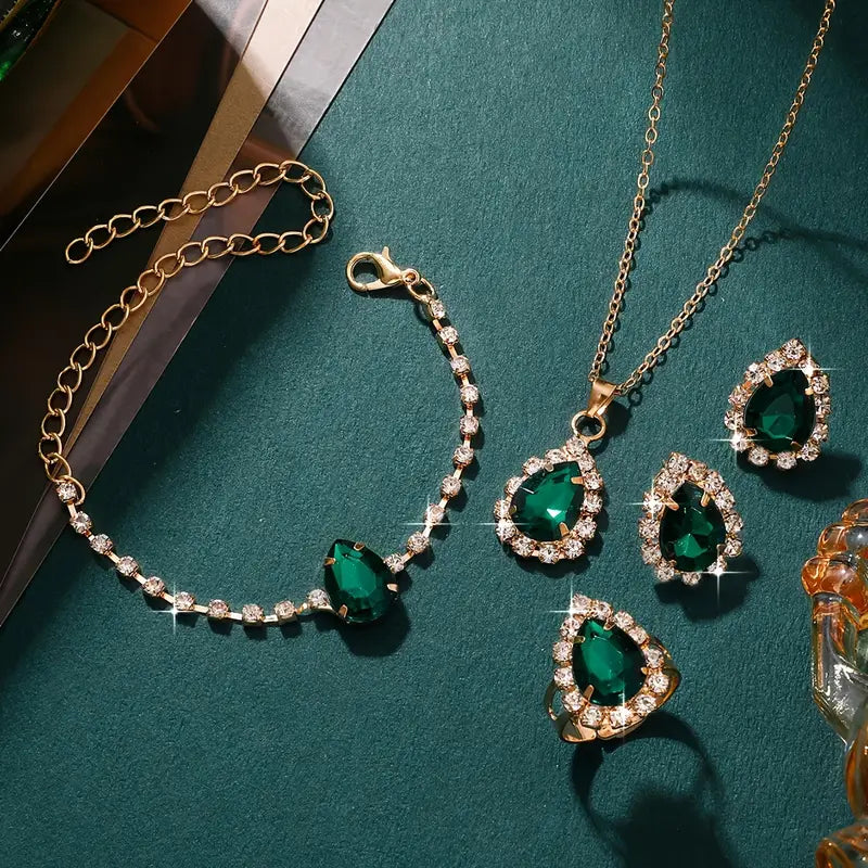 Bijoux Elisandre Vermont émeraude | Or