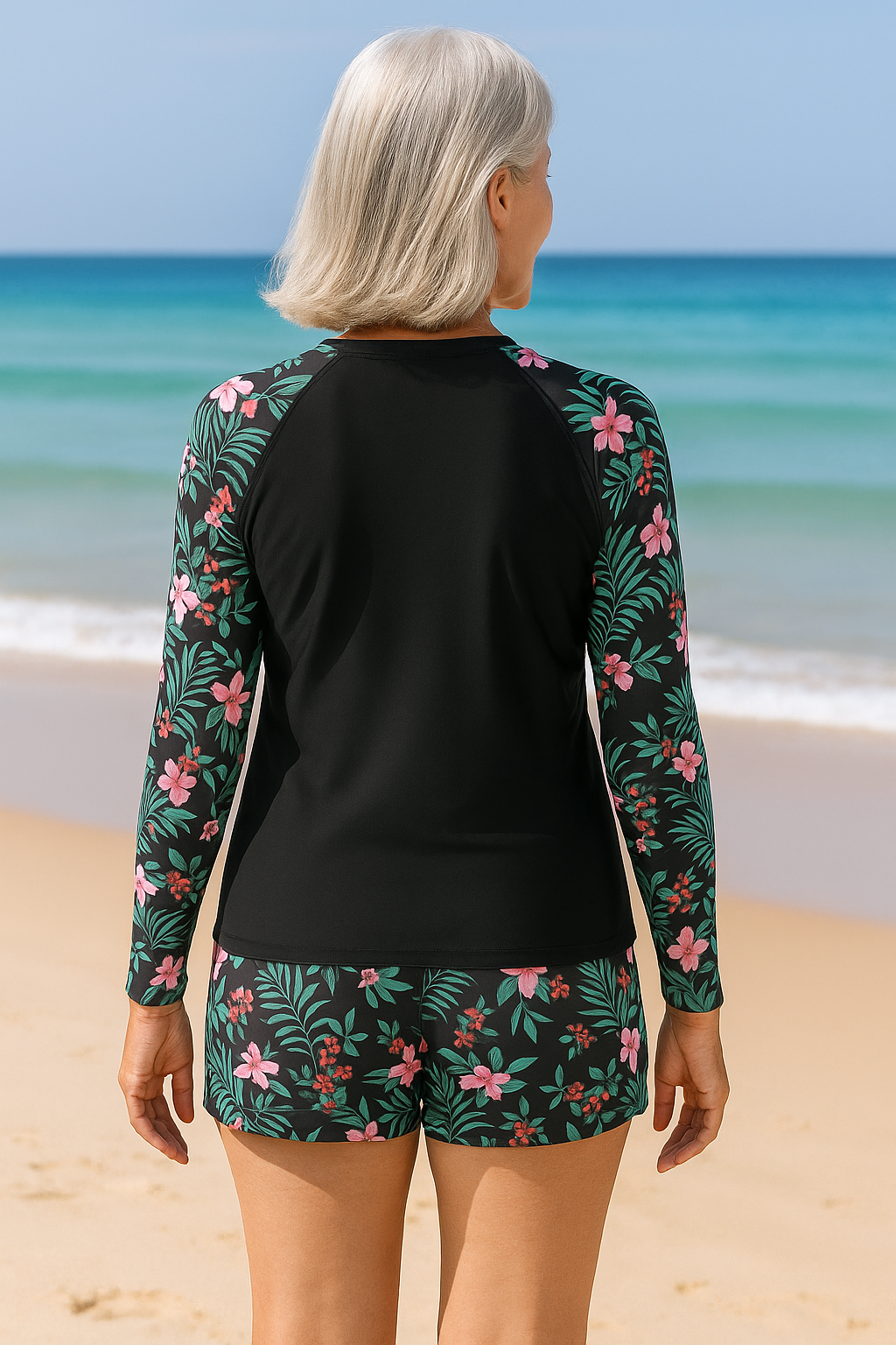 Oceara| Ensemble Tankini SunSafe UPF 50+ - Protection et Confort Sans Effort