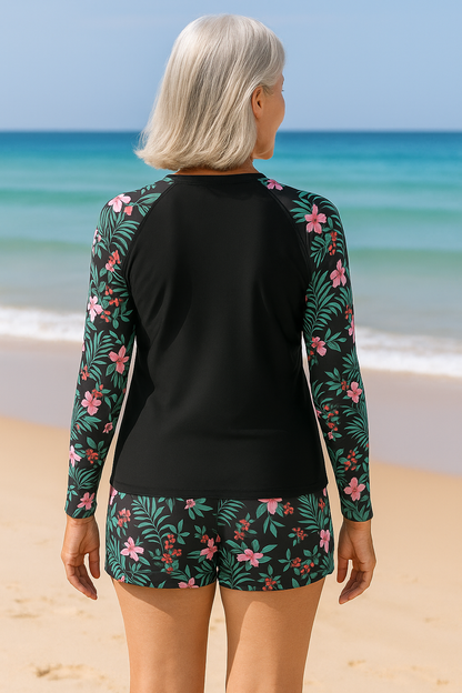 Oceara| Ensemble Tankini SunSafe UPF 50+ - Protection et Confort Sans Effort