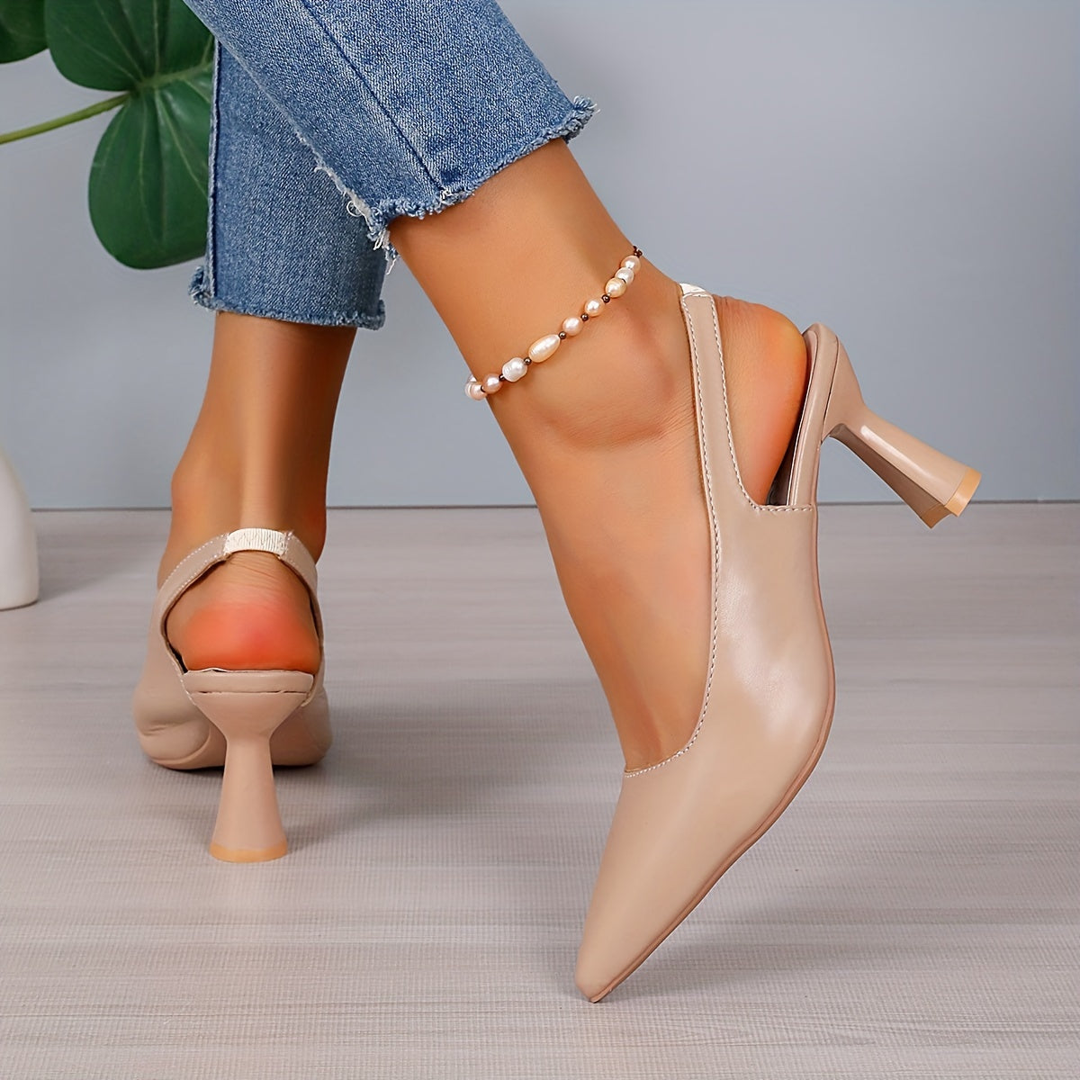 Sophia | Talons Slingback Élégants