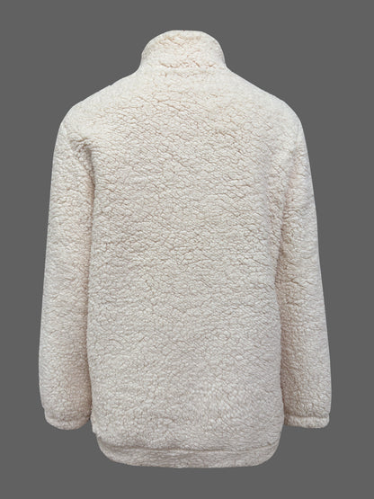 NOREEN | Sweter Teddy z Zamkiem