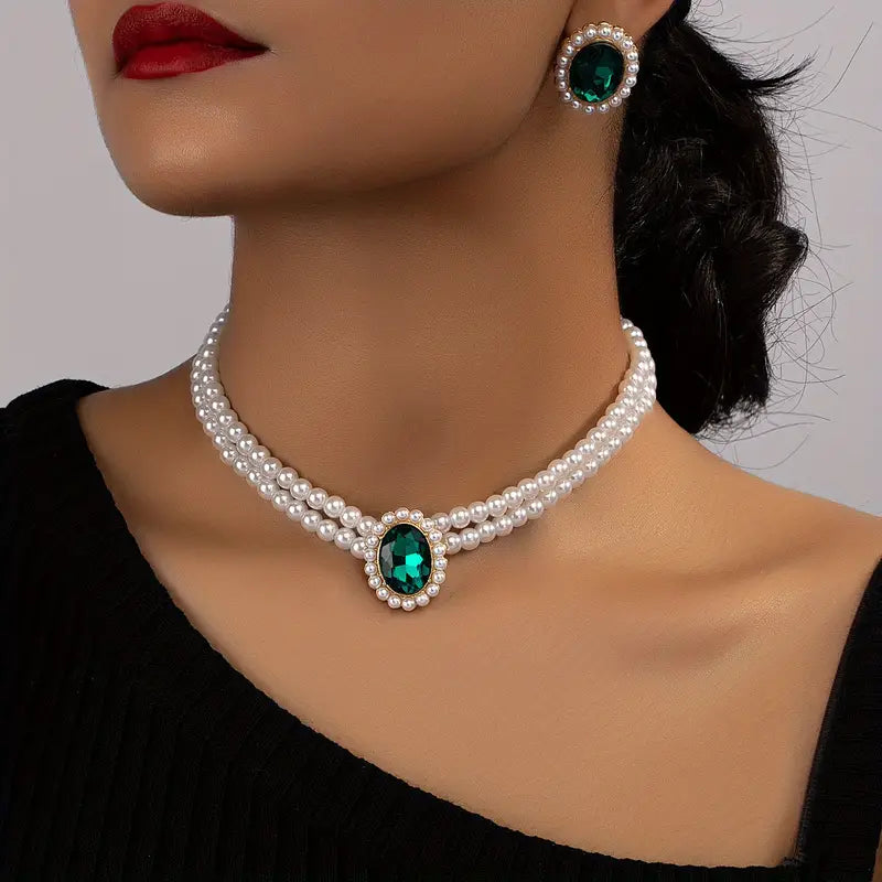 Bijoux Evelina Marchand émeraude | Or