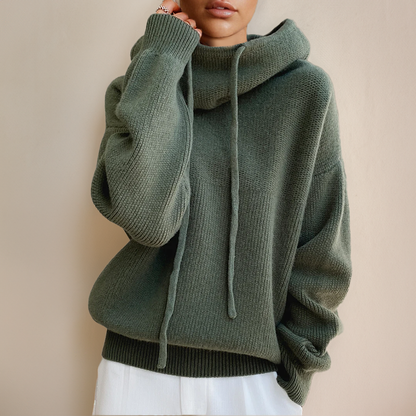 LIAH | Elegancki sweter z golfem