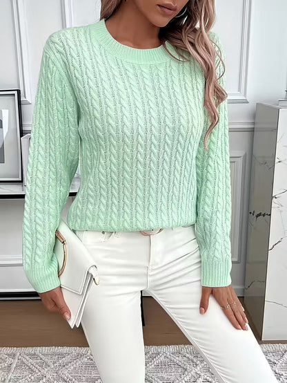 Aria™ | Miękki Sweter Minimalistyczny