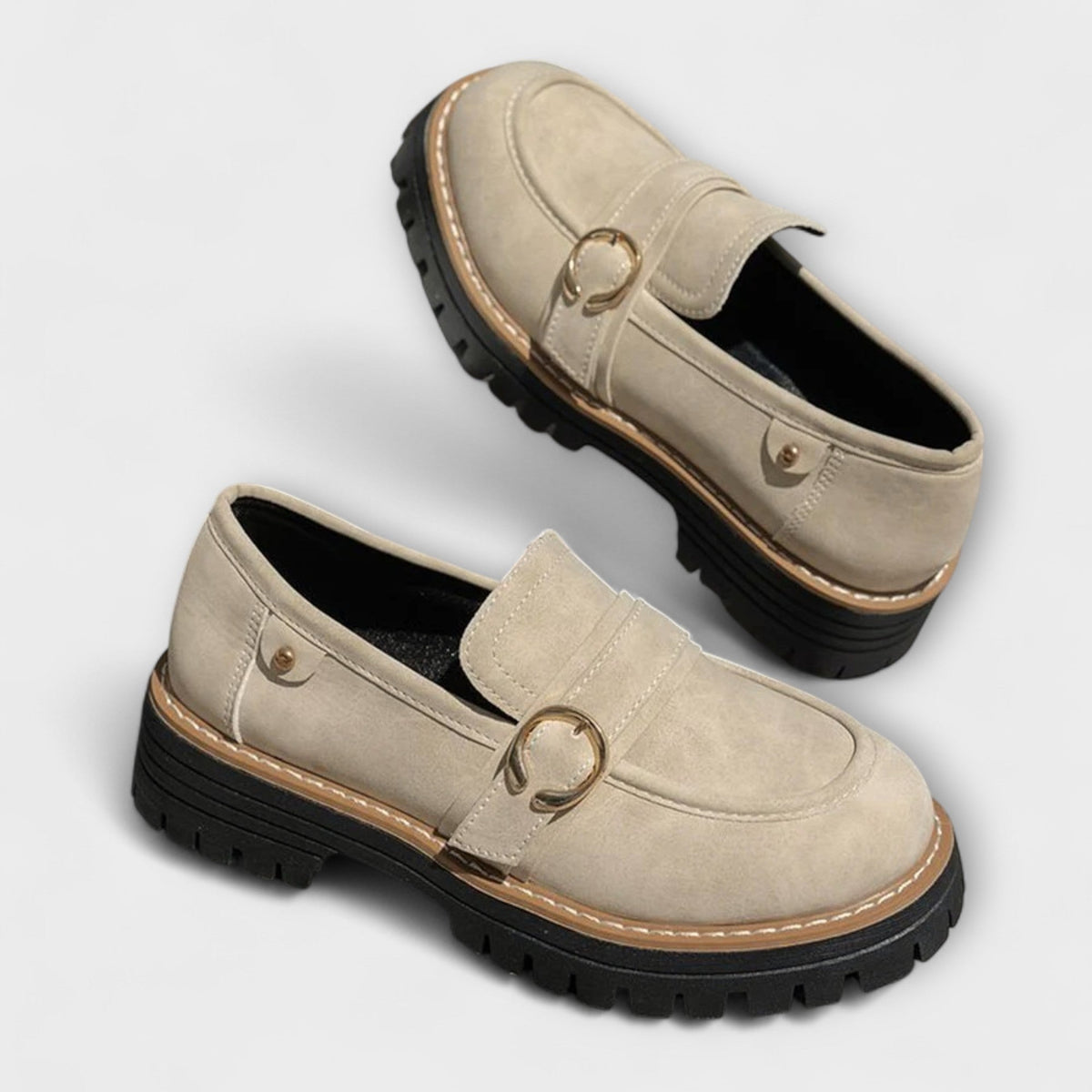 Sylvie™ | Mocassins Casual à Bout Rond