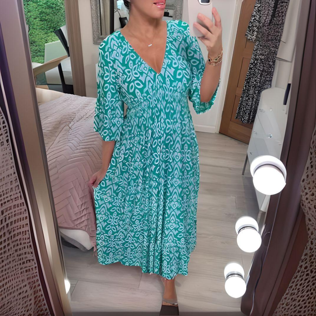 Luciana | Robe Maxi Confort – Élégance sans Effort, Confiance Quotidienne