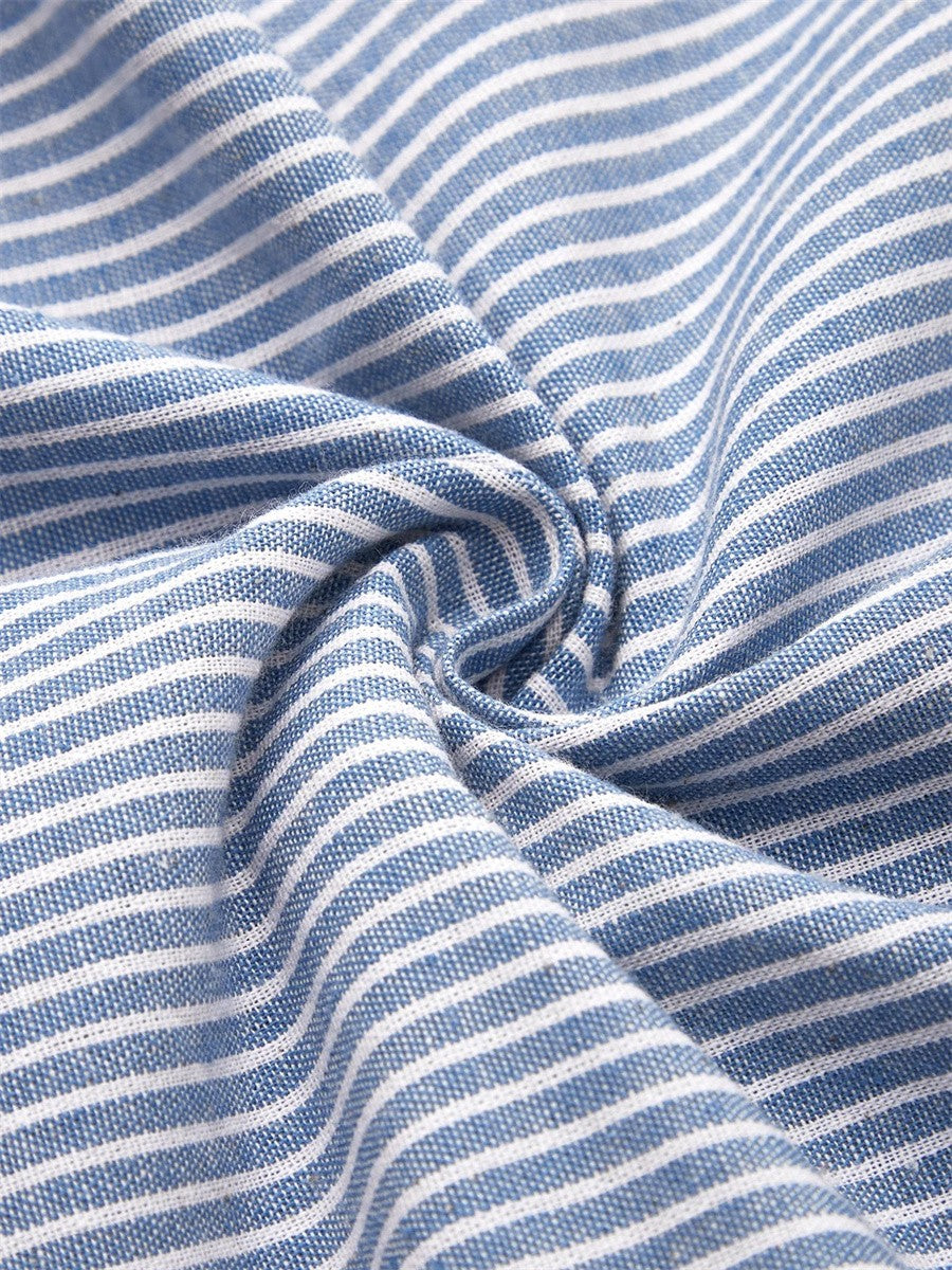 Brienne | Robe Midi Rayée – Confort Effortless, Confiance Quotidienne