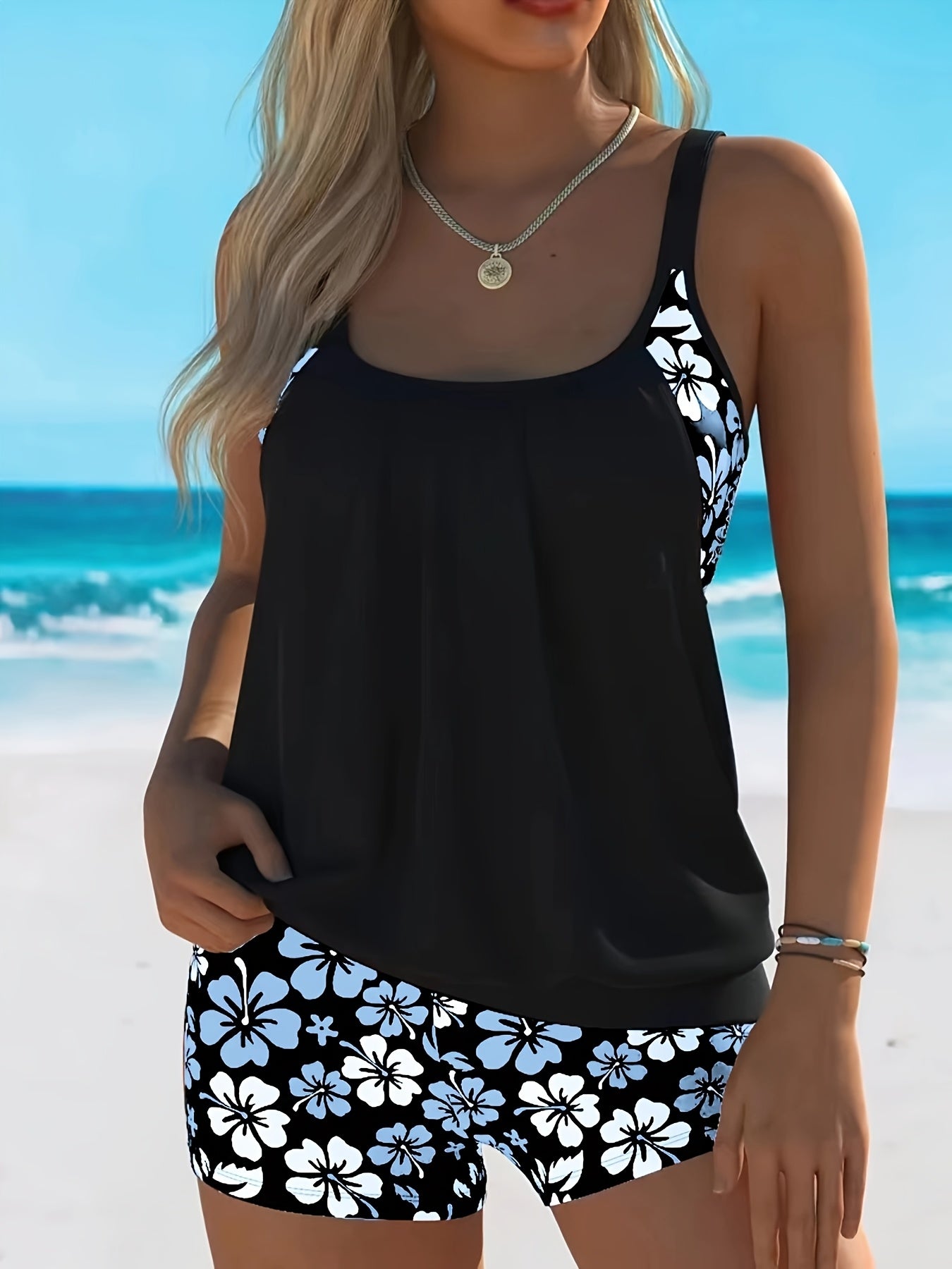 Gloria | Ensemble Tankini Floral