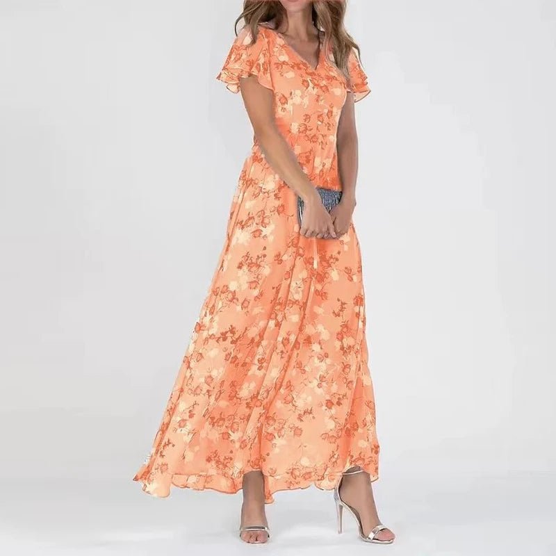 Zuri | Robe Glamoureuse Couverte au Niveau du Ventre