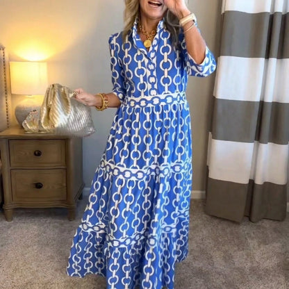ALYANA™ - Robe Midi à Maillons