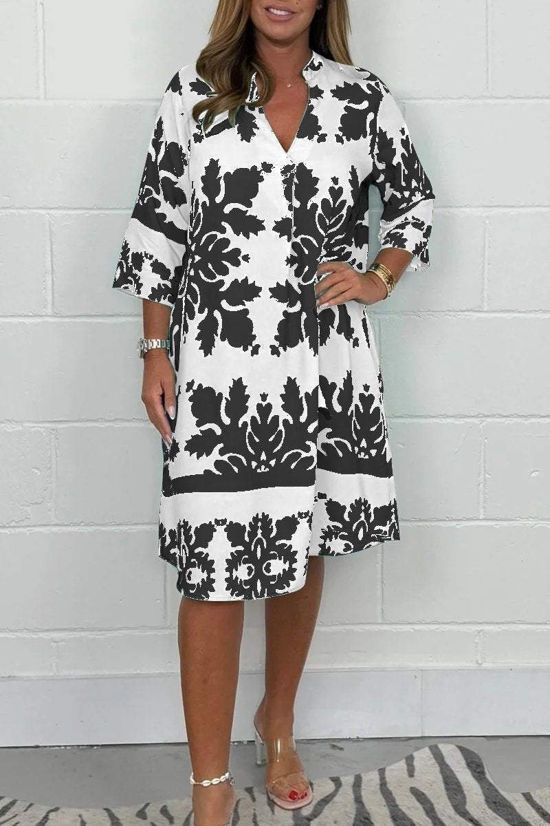 Alba – Robe de printemps fluide et élégante