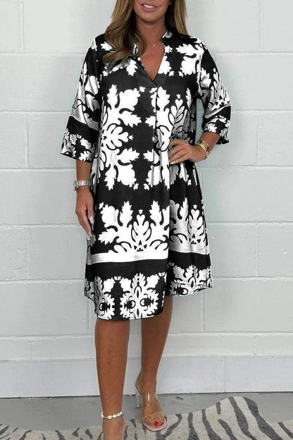 Alba – Robe de printemps fluide et élégante