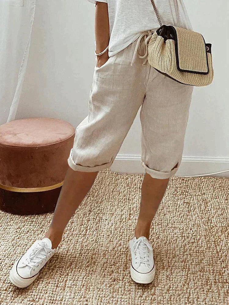 Selma | Shorts en coton confort – Coupe flatteuse. Style quotidien sans effort.