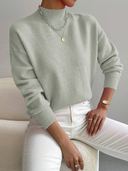 Pull Femme à Col Roulé Maria - Élégance et Confort Hivernal