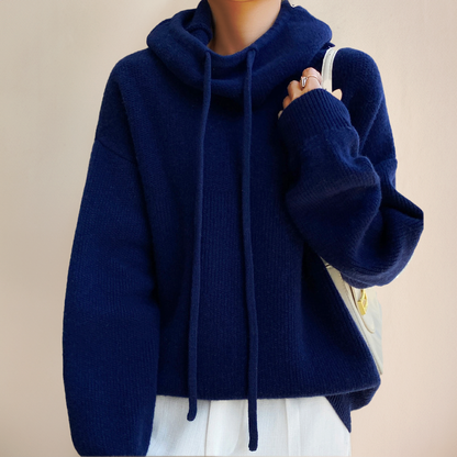 LIAH | Elegancki sweter z golfem